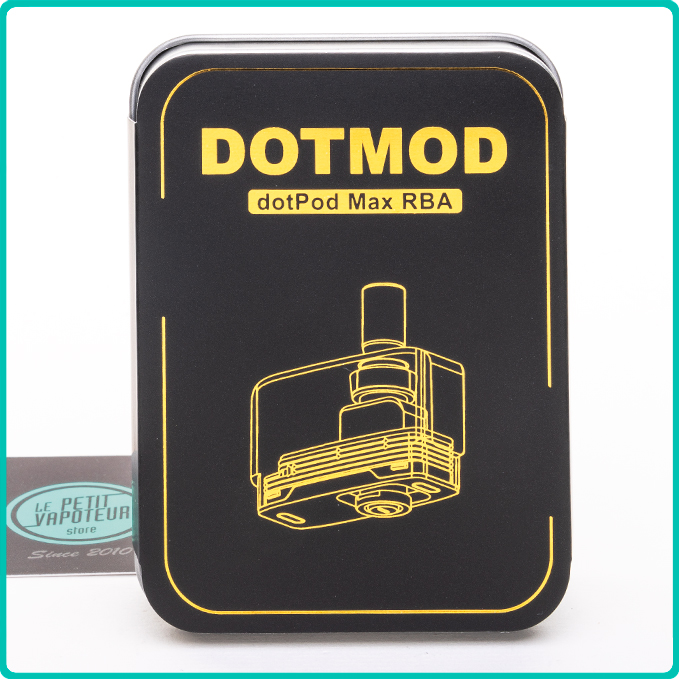 Packaging de la Cartouche dotPod Max RBA Dotmod